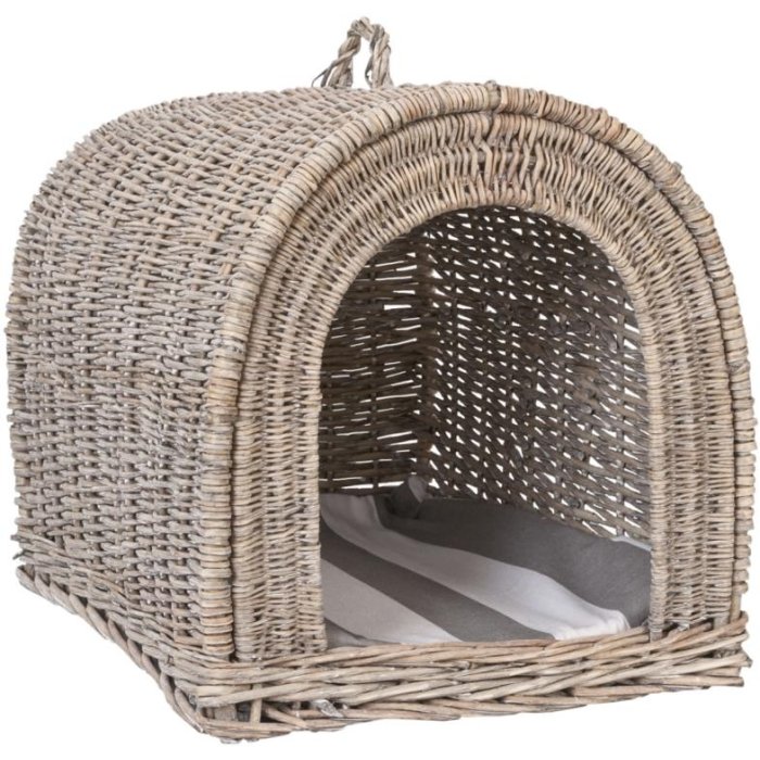 Panier pour chien ou chat gris 38x48x42 cm