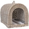 Panier pour chien ou chat gris 38x48x42 cm