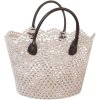 Corbeille en dentelle avec anses 30x20 cm