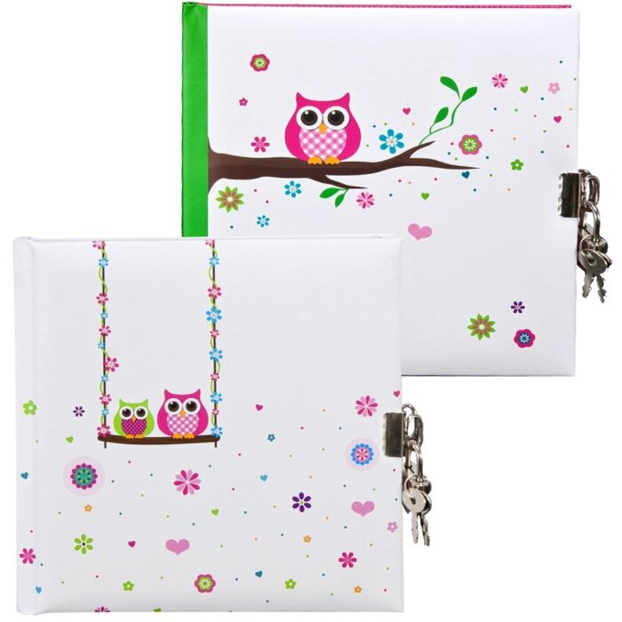 Goldbook Journal EULE 16,5x16,5 cm 96 pages blanches