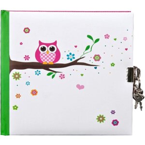 Goldbook Journal EULE 16,5x16,5 cm 96 pages blanches