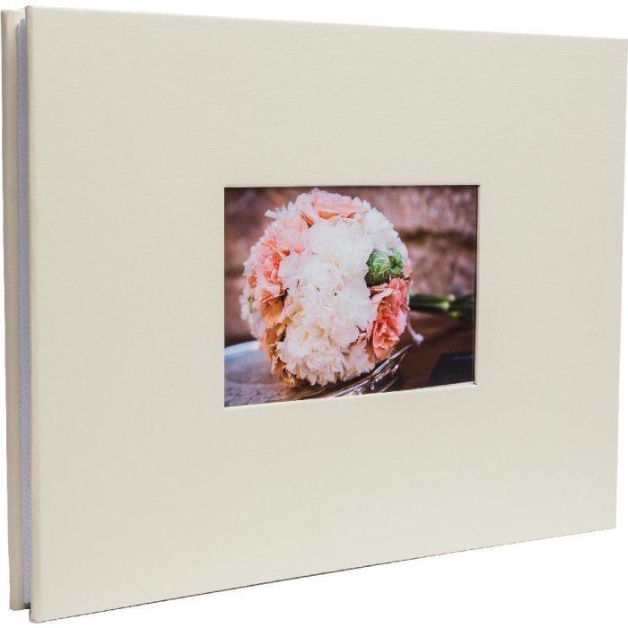 Album à vis Laddi 38x30 cm buttermilk pages blanches