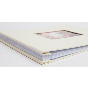 Album à vis Laddi 38x30 cm buttermilk pages blanches