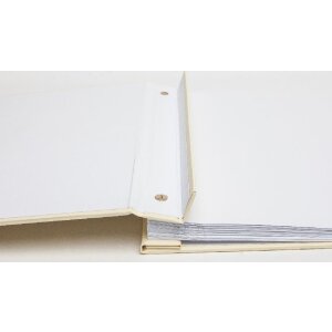 Album à vis Laddi 38x30 cm buttermilk pages blanches