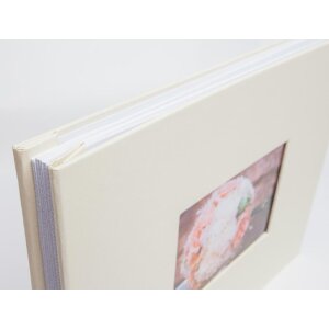 Album à vis Laddi 38x30 cm buttermilk pages blanches