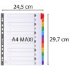 Exacompta Répertoire DIN A4 12 onglets Carton 160 g Organisation de bureau