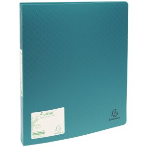 Classeur à anneaux en PP recyclé 700µ avec 2 anneaux 30mm, dos 40mm, Forever, pour format DIN A4 couleurs assorties