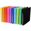 Classeur à anneaux en carton A4 2 anneaux 30mm Iderama couleurs assorties
