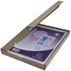 Paquet de 10 pochettes de protection autocollantes en PVC lisse 140µ, DIN A4 surdimensionné cristal