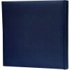 Album photo en lin Velina 31x31 cm bleu
