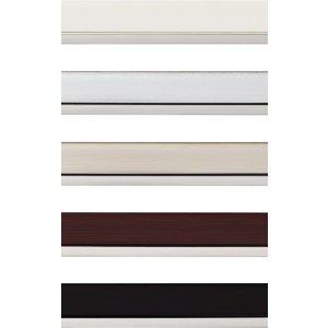 Cadre Metro polystyrène 50x70 cm argenté