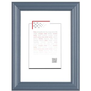 Cadre en bois Circee 18x24 cm gris