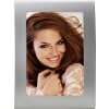 Cadre-portrait métallique BASIXX argent pour 9x13 cm