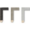 Cadre en bois Perle 10x15 cm gris