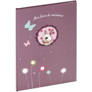 Foxy Journal de bébé lilas texte...