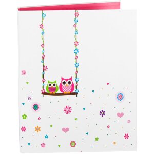Classeur A4 5 cm hibou