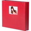 HNFD Maxi-album photo Lona rouge 34,5x33 cm 100 pages noires
