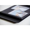 HNFD Maxi-album photo Lona noir 34,5x33 cm 100 pages noires
