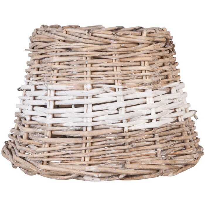 Clayre & Eef Abat-jour W4RO0081BW Ø 23x17 cm rotin brun