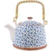 6CETE0022 Théière blanche-bleue de Clayre Eef