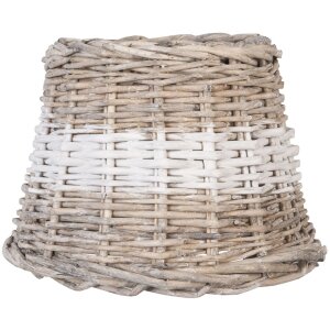 6RO0063BW Clayre Eef Abat-jour marron-blanc