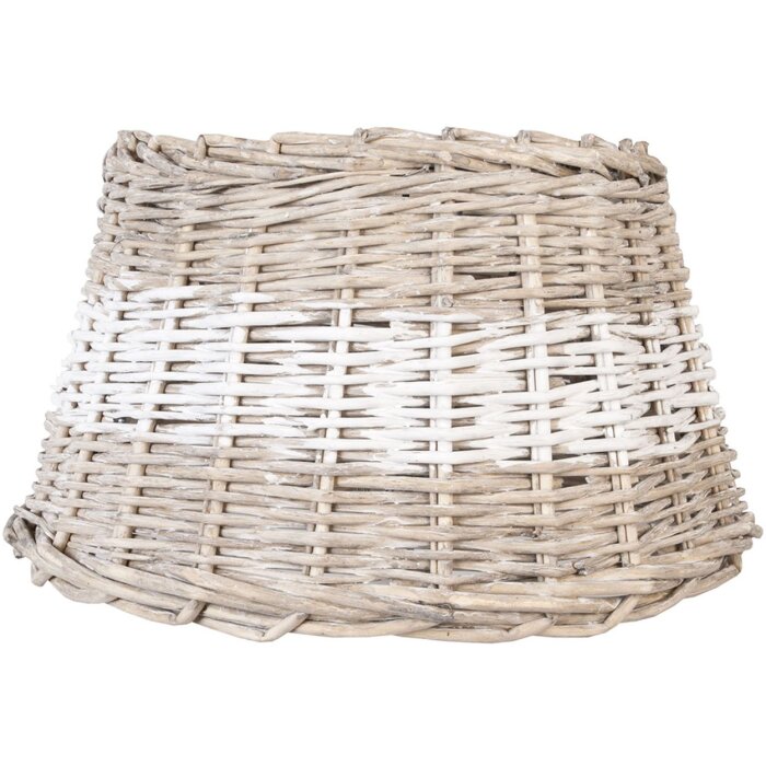 Clayre & Eef 6RO0067BW Abat-jour Ø 38x22 cm Beige Rotin