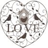 Décoration-couronne de porte en fer LOVE