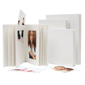 DeknudtAlbum passe-partout cuir blanc 10 photos 13x18 cm