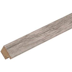 Cadre en bois S45R baguette de bloc 50x70 cm gris-beige
