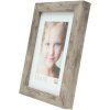 Cadre en bois S45R baguette de bloc 50x70 cm gris-beige