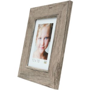 Cadre en bois S48SH 20x20 cm gris-beige