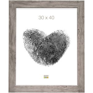 Cadre en bois S48SH 30x40 cm gris-beige