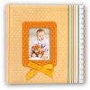 ZEP Baby Album Ruban Orange 31x31 cm 60 pages blanches
