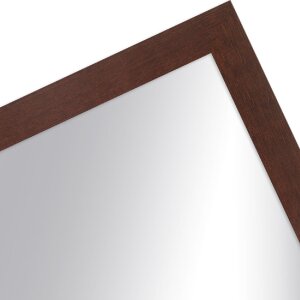 Cadre en bois Classic 10x15 cm verre miroir noyer