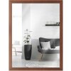 Cadre en bois Classic 13x13 cm verre miroir cerise