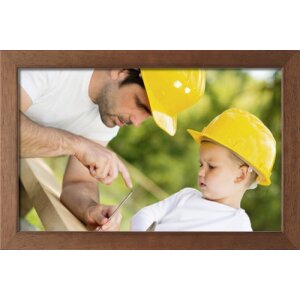 Cadre en bois Classic 15x20 cm verre normal cerise