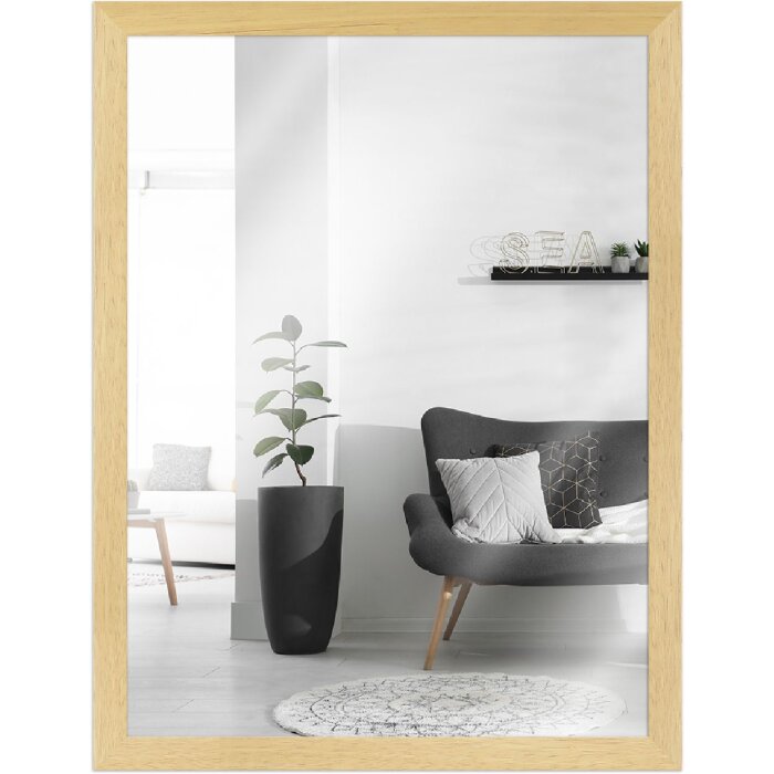 Cadre en bois Classic 18x24 cm verre miroir naturel