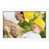 Cadre en bois Classic 20x60 cm verre antireflet blanc