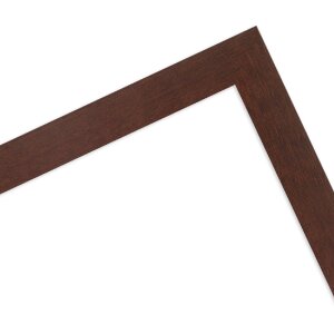 Cadre en bois Classic 30x60 cm verre musée noyer