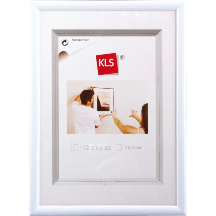 KLS Cadre plastique série 40 blanc 24x30 cm