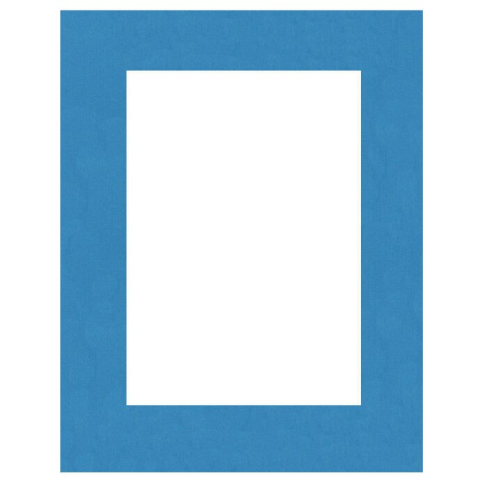 Passe-partout 18x24 cm - 11x17 cm Blu Ortensia