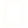 Passe-partout 20x20 cm - 10x10 cm Bianco Naturale