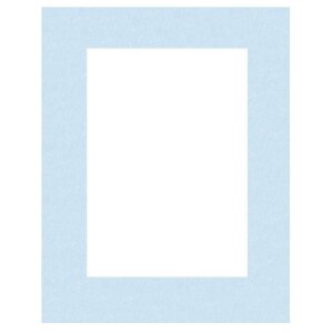 Passe-partout 20x28 cm - 13x18 cm Perg Blue