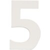 Chiffre 5 en MDF naturel 8x5 cm