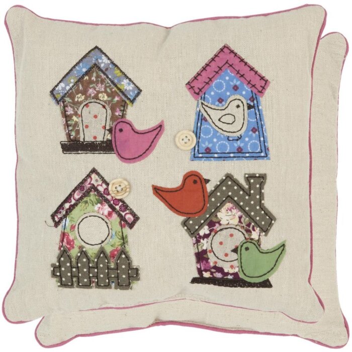 Coussin décoratif Maison des oiseaux - KG002.001 Clayre Eef