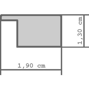 Cadre en bois Classic 7x10 - 50x70 cm Dimensions spéciales Verre spécial