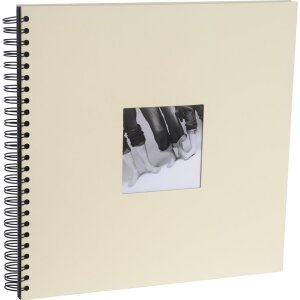 HNFD Album spirale Khari 33x33 cm 50 pages blanches ou noires