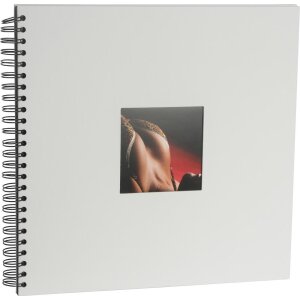 HNFD Album spirale Khari 33x33 cm 50 pages blanches ou noires