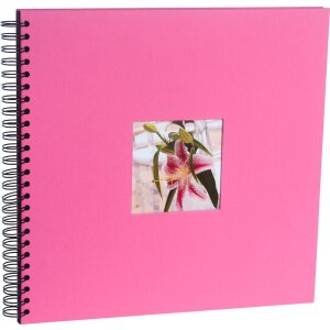 HNFD Album spirale Khari 33x33 cm 50 pages blanches ou noires