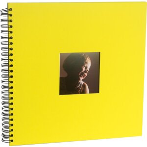 HNFD Album spirale Khari 33x33 cm 50 pages blanches ou noires